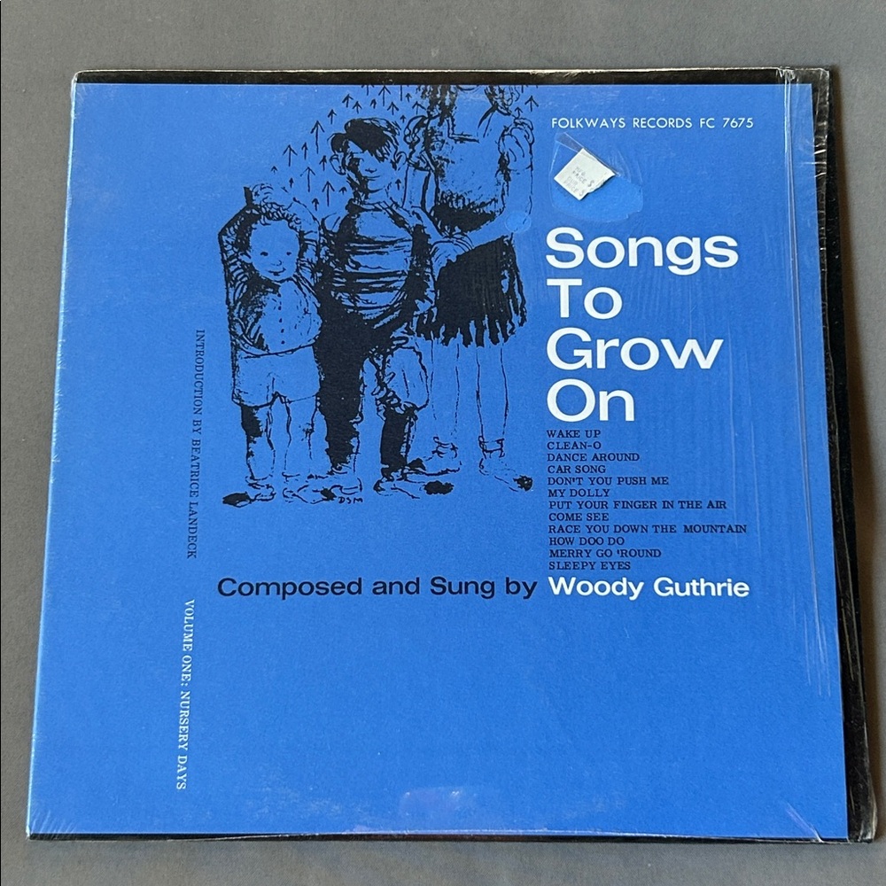 'Songs To Grow On' Vinyl Record - Blue